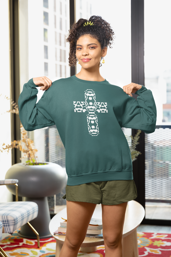 Together Cross - Comfort Colors® Crewneck Sweatshirt