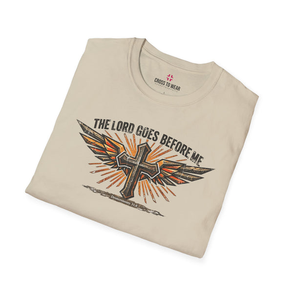 The Lord Goes Before Me – Vintage Christian Tee - Graphic Collection