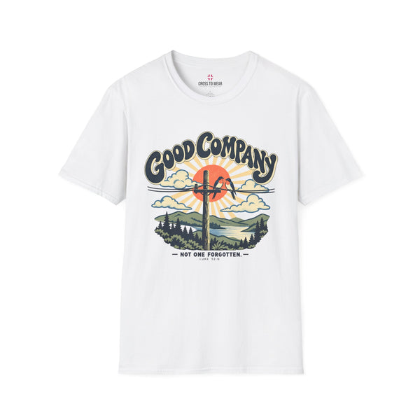 Good Company Cross – Vintage Christian Tee