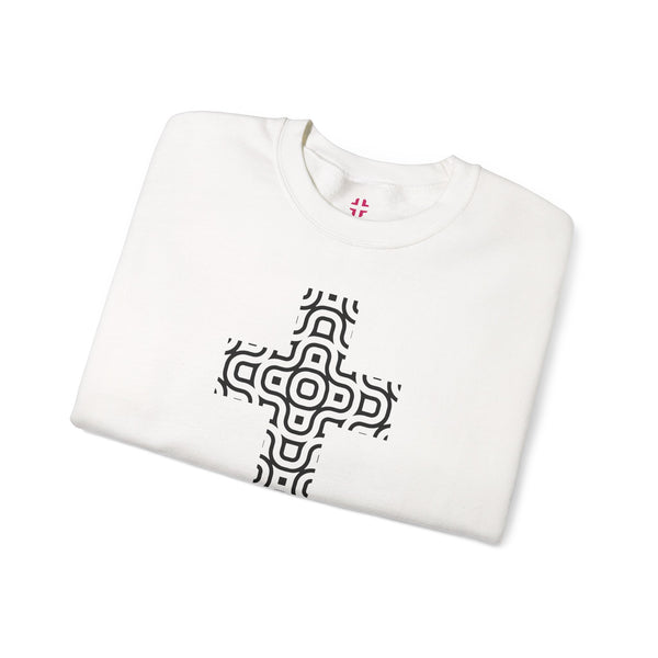Continuum Cross - Christian Crewneck Sweatshirt