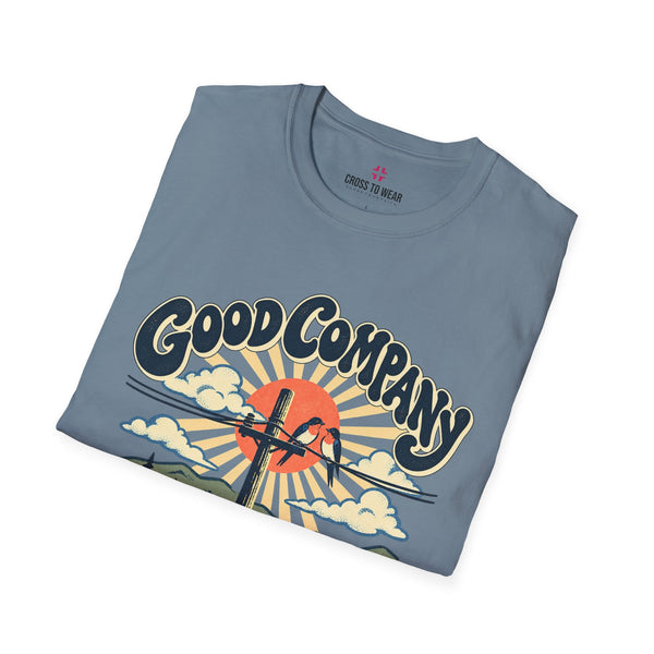 Good Company Cross – Vintage Christian Tee