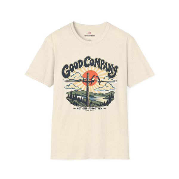 Good Company Cross – Vintage Christian Tee