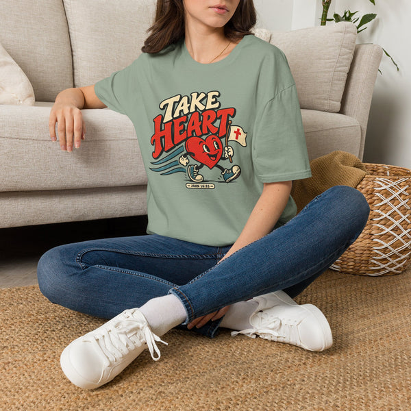Take Heart – Vintage Christian Tee  - Graphic Collection