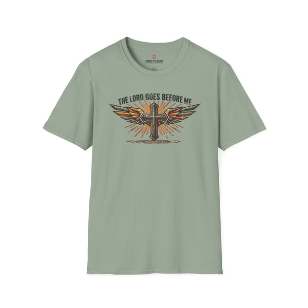 The Lord Goes Before Me – Vintage Christian Tee - Graphic Collection