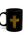 Fingerprint Cross Black Ceramic Mug —  (11oz/15oz)