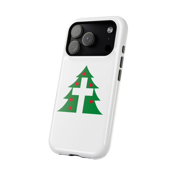 Christmas Cross iPhone Case — Magnetic Impact-Resistant Holiday Cover