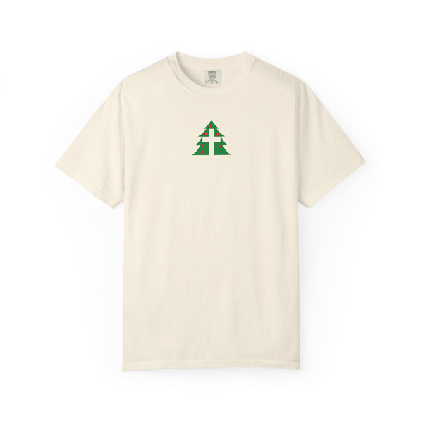 Christmas Tree Cross - Unisex Garment-Dyed T-Shirt - Small Collection