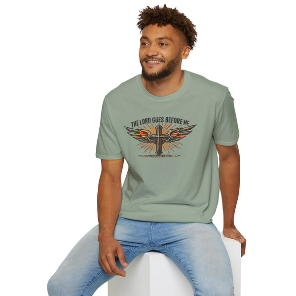 The Lord Goes Before Me – Vintage Christian Tee - Graphic Collection