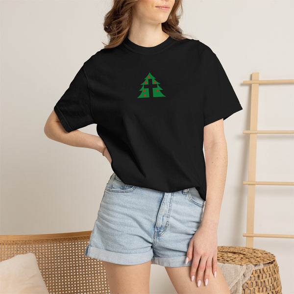 Christmas Tree Cross - Unisex Garment-Dyed T-Shirt - Small Collection