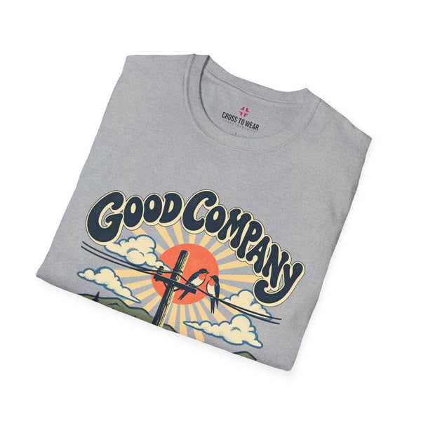 Good Company Cross – Vintage Christian Tee