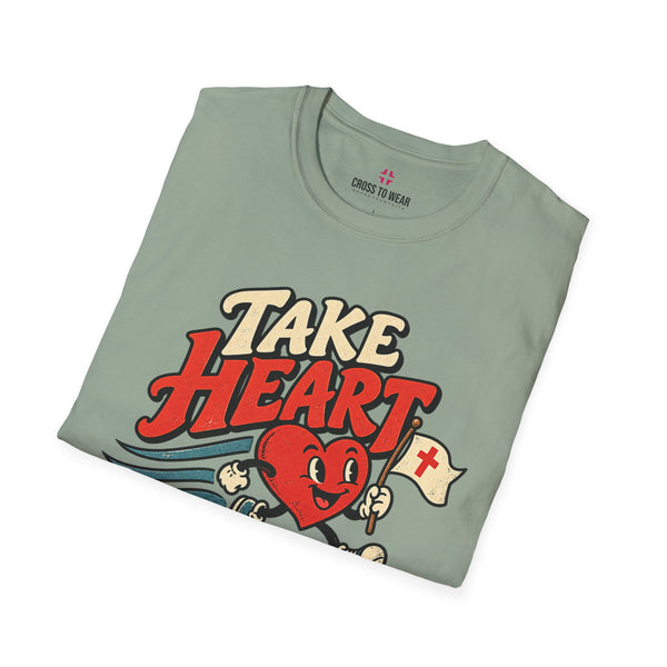 Take Heart – Vintage Christian Tee  - Graphic Collection