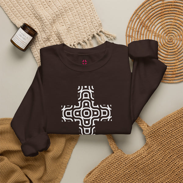 Continuum Cross - Christian Crewneck Sweatshirt