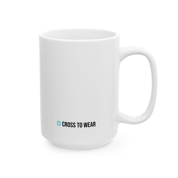 Living Water Cross Ceramic Mug (11oz/15oz)