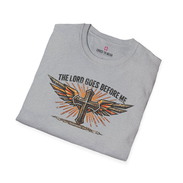 The Lord Goes Before Me – Vintage Christian Tee - Graphic Collection