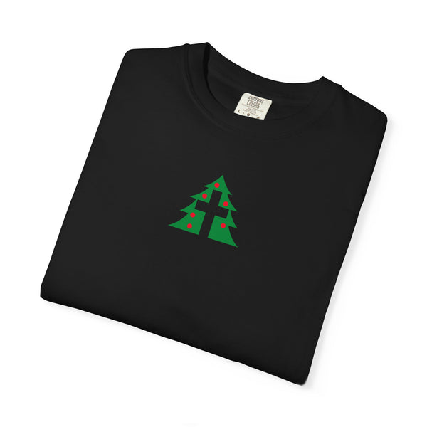 Christmas Tree Cross - Unisex Garment-Dyed T-Shirt - Small Collection