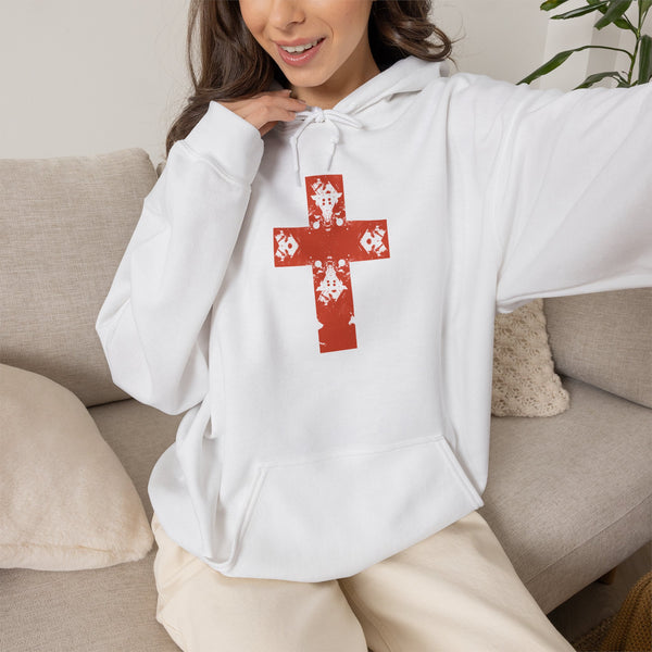 Imperfect Cross - Heavy Blend Christian Hoodie