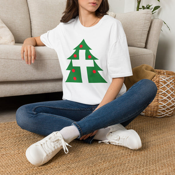 Christmas Cross - Softstyle Christian Tee