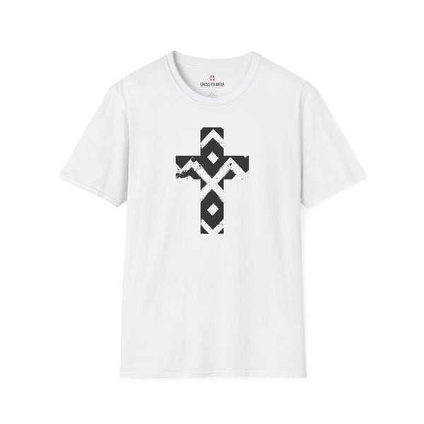 Pattern Cross  – Softstyle Christian Tee