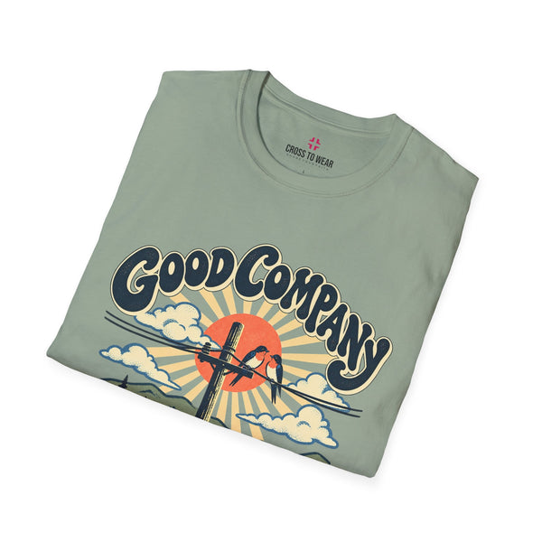 Good Company Cross – Vintage Christian Tee