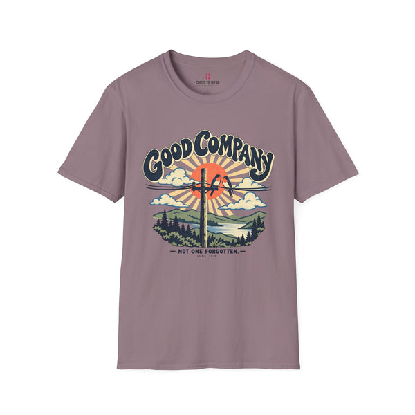 Good Company Cross – Vintage Christian Tee