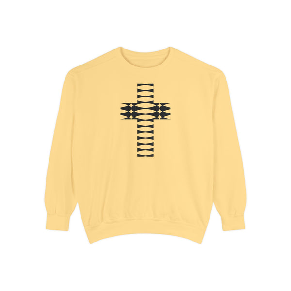 Rhythm Cross - Comfort Colors® Crewneck Sweatshirt