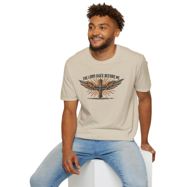 The Lord Goes Before Me – Vintage Christian Tee - Graphic Collection