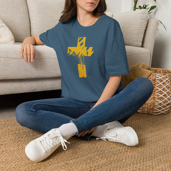 Gold Cross  – Softstyle Unisex Tee