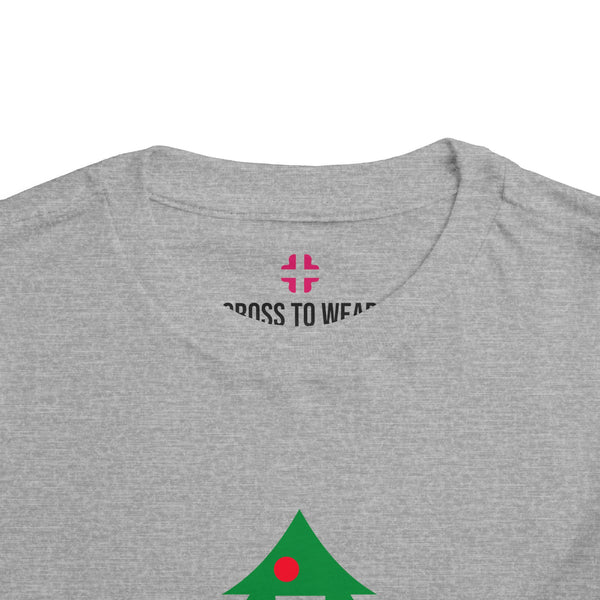 Christmas Cross Tee - Christian Holiday Kids Shirt