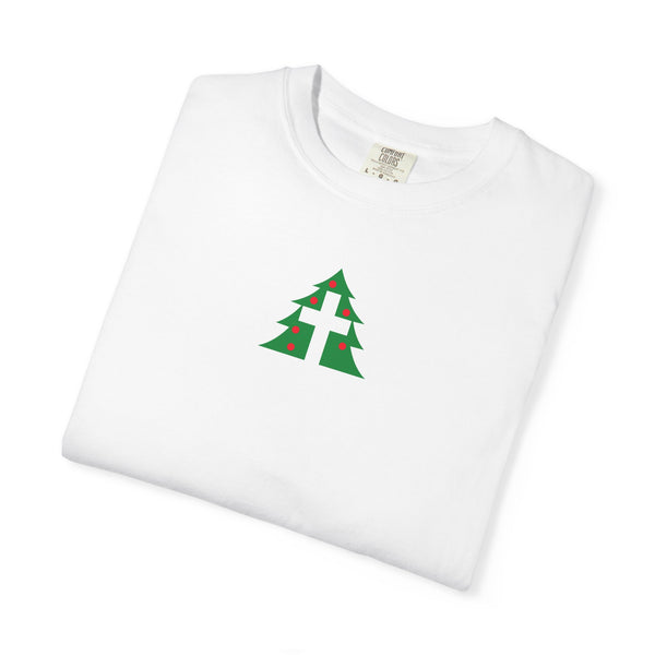 Christmas Tree Cross - Unisex Garment-Dyed T-Shirt - Small Collection