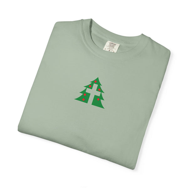 Christmas Tree Cross - Unisex Garment-Dyed T-Shirt - Small Collection
