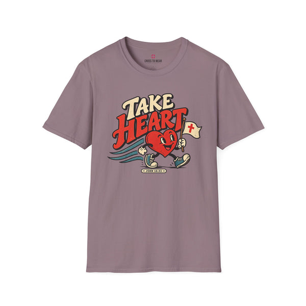 Take Heart – Vintage Christian Tee  - Graphic Collection