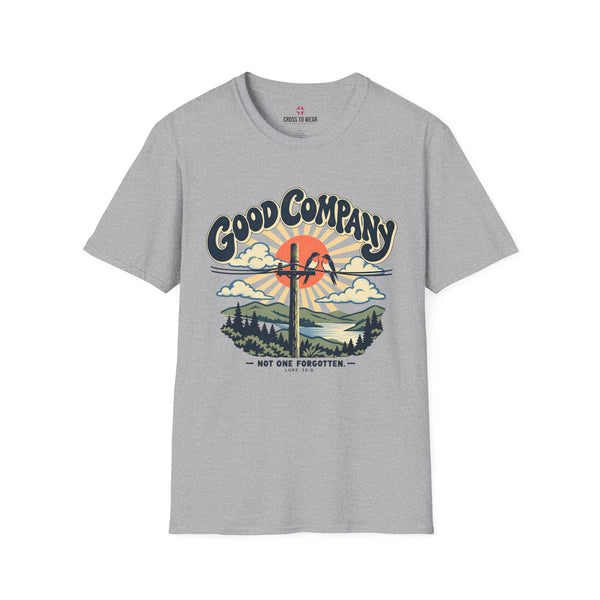 Good Company Cross – Vintage Christian Tee