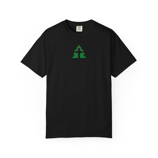 Christmas Tree Cross - Unisex Garment-Dyed T-Shirt - Small Collection