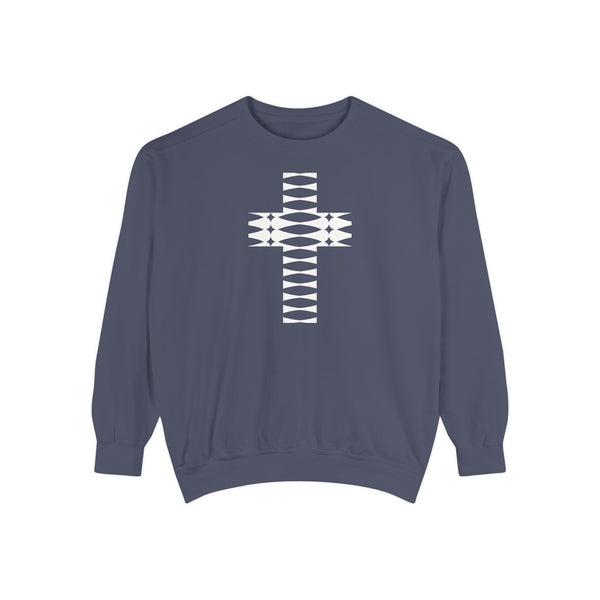 Rhythm Cross - Comfort Colors® Crewneck Sweatshirt