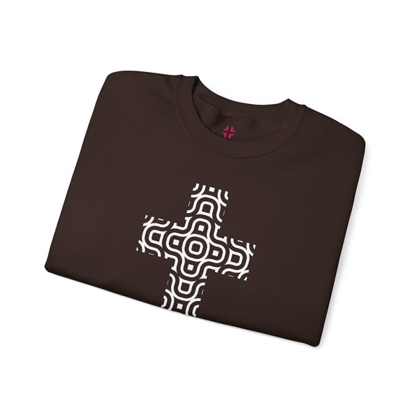 Continuum Cross - Christian Crewneck Sweatshirt