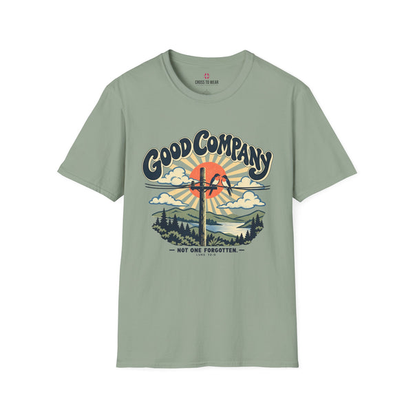 Good Company Cross – Vintage Christian Tee