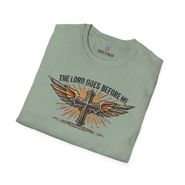 The Lord Goes Before Me – Vintage Christian Tee - Graphic Collection