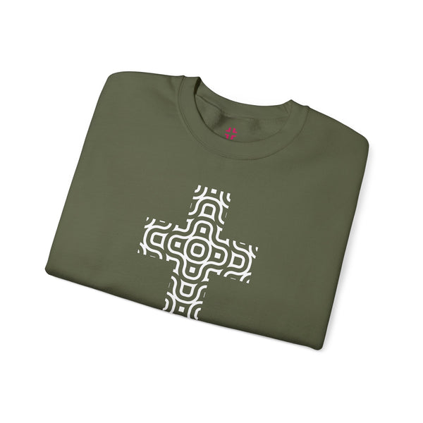 Continuum Cross - Christian Crewneck Sweatshirt