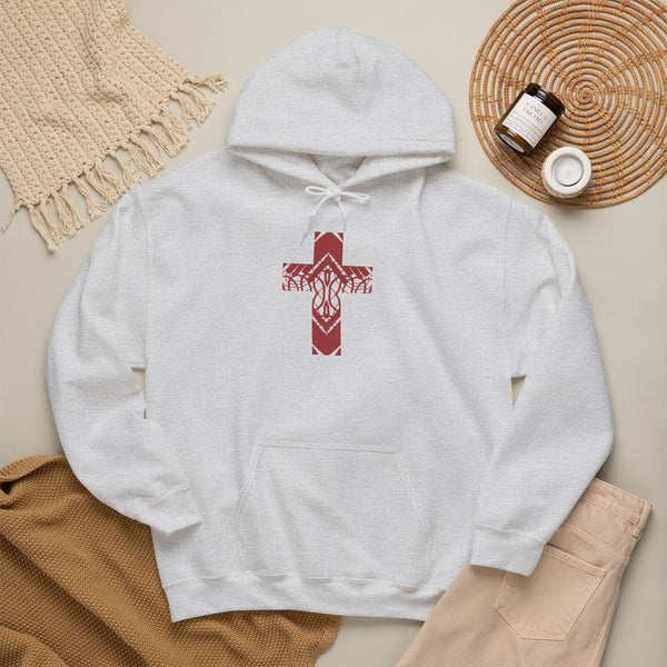 Rooted Cross - Heavy Blend Christian Hoodie