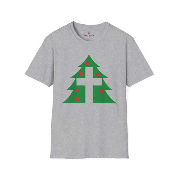 Christmas Cross - Softstyle Christian Tee